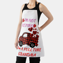 Ich bin nicht im Ruhestand, ich bin eine Oma, Vale Schürze