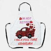 Ich bin nicht im Ruhestand, ich bin eine Oma, Vale Schürze (Vorderseite)