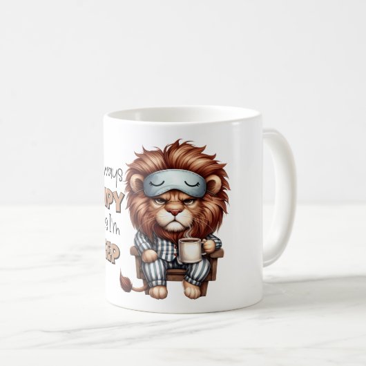 "Ich bin nicht immer gruselig, manchmal schlafe ic Kaffeetasse (VorderseiteRechts)