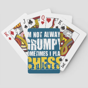 Ich bin nicht immer gruselig, manchmal spiele ich  spielkarten
