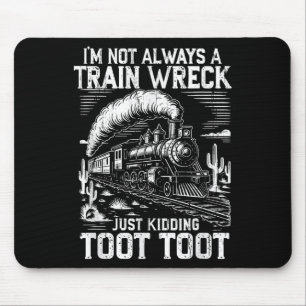 Ich bin nicht immer nur ein Zugwrack, das zu knudd Mousepad