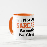 Ich bin nicht immer sarkastisch Funny Typografy Or