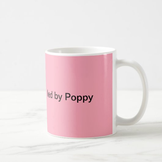 "Ich bin nicht in einem Kult, der durch Mohnblume" Kaffeetasse (Rechts)