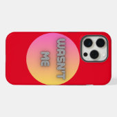 Ich bin nicht iPhone hülle (Rückseite (Horizontal))