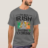 Ich bin nicht irisch, aber ich trinke gerne Bier S T-Shirt (Vorderseite)