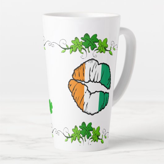 Ich bin nicht irisch, aber mein Kaffee ist - Clove Milchtasse (Rechte Ecke)