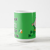 Ich bin nicht irisch, aber mein Kaffee ist Kleebla Kaffeetasse (Mittel)
