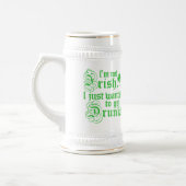 Ich bin nicht irisch bierglas (Links)