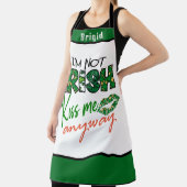 Ich bin nicht irisch, Kiss Me jedenfalls: Funny Ir Schürze (InSitu)