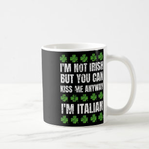 Ich bin nicht irisch, küsse mich trotzdem, lustige kaffeetasse