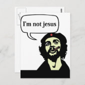 Ich bin nicht jesus - Che guevara Comic Postcard! Postkarte (Vorne/Hinten)