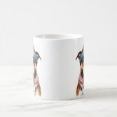 Ich bin nicht kalt und cool - Staffordshire Bull T Kaffeetasse (Mittel)
