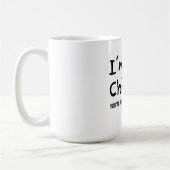 Ich bin nicht kindisch kaffeetasse (Links)