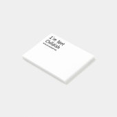 Ich bin nicht kindisch post-it klebezettel (angewinkelt)