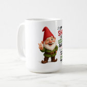 Ich bin nicht klein, ich bin ein großartiger Zwerg Kaffeetasse (Vorderseite Links)