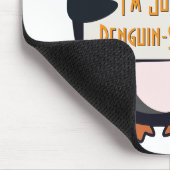 Ich bin nicht klein, ich bin einfach Pinguin-groß Mousepad (Ecke)
