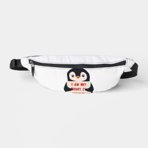 Ich bin nicht klein, ich bin Pinguin-groß Bauchtasche