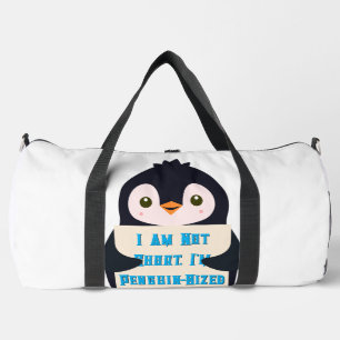 Ich bin nicht klein, ich bin Pinguin-groß Duffle Bag