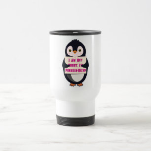 Ich bin nicht klein, ich bin Pinguin-groß Reisebecher