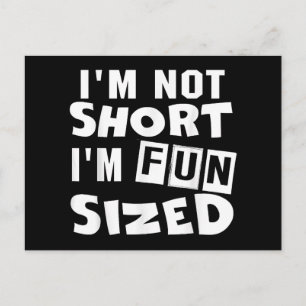 Ich bin nicht klein, ich bin spaßgröße T-Shirt Lus Postkarte
