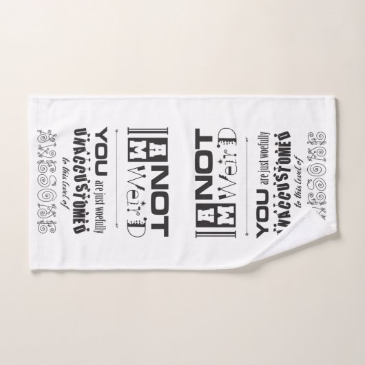 Ich bin nicht komisch! Handtuch (Handtuch)