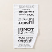 Ich bin nicht komisch! Handtuch (Handtuch)