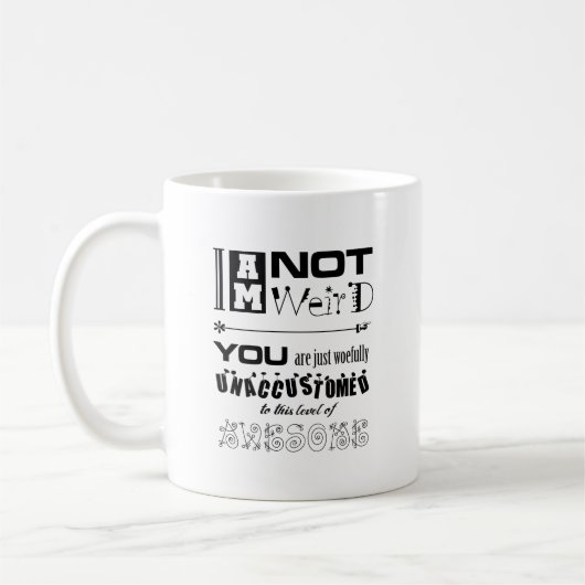 Ich bin nicht komisch! kaffeetasse (Links)