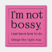 Ich bin nicht komisch magnet (Vorne)