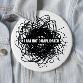 Ich bin nicht kompliziert button (Beispiel)