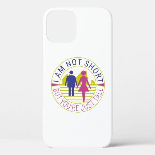 Ich bin nicht kurz, aber du bist einfach groß Case-Mate iPhone hülle (Rückseite)