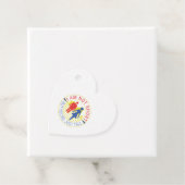 Ich bin nicht kurz, aber du bist einfach groß geschenkanhänger (Beispiel)