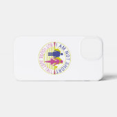 Ich bin nicht kurz, aber du bist einfach groß iPhone hülle (Rückseite (Horizontal))