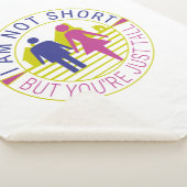 Ich bin nicht kurz, aber du bist einfach groß sherpadecke (3/4)