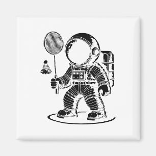 Ich bin nicht Kurz, dass ich ein Badminton Player Magnet