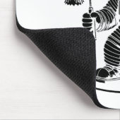 Ich bin nicht Kurz, dass ich ein Badminton Player  Mousepad (Ecke)
