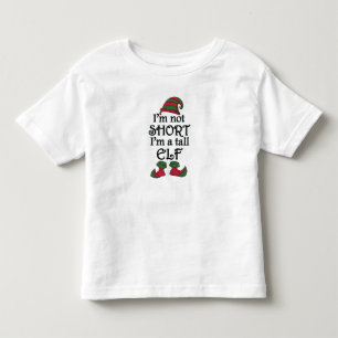 Ich bin nicht Kurz, dass ich ein großer Elf bin Kleinkind T-shirt