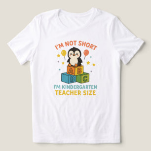 Ich bin nicht Kurz, dass ich Kindergartengröße bin Tri-Blend Shirt