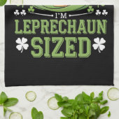 Ich bin nicht Kurz, dass ich Leprechaun Size für S Geschirrtuch (Gefaltet)