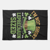 Ich bin nicht Kurz, dass ich Leprechaun Size für S Geschirrtuch (Horizontal)