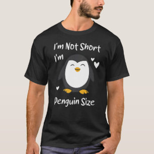 Ich bin nicht Kurz, dass ich Pinguin Size Funny Pi T-Shirt