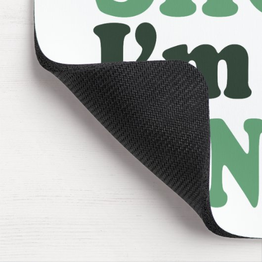 Ich bin nicht Kurz - einfach Spaß Größe~ Mousepad (Ecke)