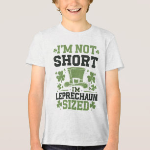 Ich bin nicht Kurz, ich bin Leprechaun Sized - St. Tri-Blend Shirt