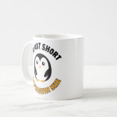 Ich bin nicht Kurz, ich bin Pinguin-Größe Kaffeetasse (Vorderseite Links)