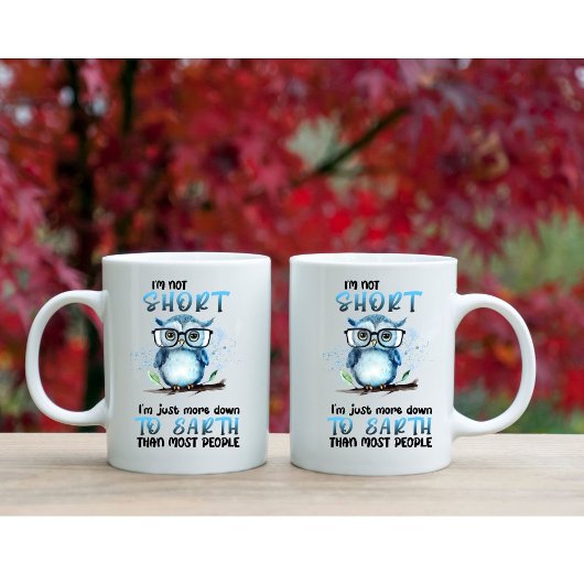 "Ich bin nicht kurz" Kaffee-Tasse Kaffeetasse