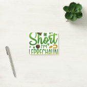 Ich bin nicht Kurz Leprechaun Size St Patrick's Da Post-it Klebezettel (Büro)