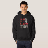 Ich bin nicht langsam sonnig Sloth Sloth Running F Hoodie (Vorne ganz)