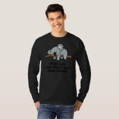 Ich bin nicht Lazy Koala Bear Koala T-Shirt (Vorne ganz)