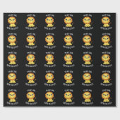 Ich bin nicht Lion, du bist der Niedlichste Funny  Geschenkpapier (Flach)