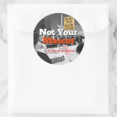 Ich bin nicht mehr dein Maskottchen Runder Aufkleber (Tasche)