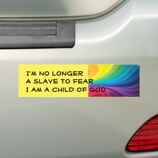 Ich bin nicht mehr ein Sklave, zum sich zu Autoaufkleber (Auf Auto)